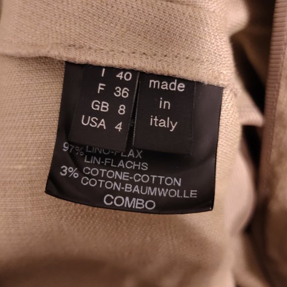 Derek Lam Linen and Leather Moto Jacket - Picture 8 of 9